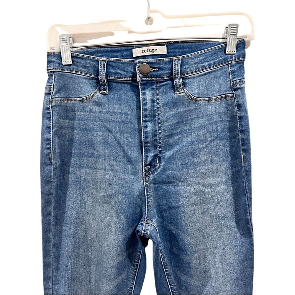 Refuge High Rise Stretch Denim Skinny Jeans Size 4 - Picture 2 of 7